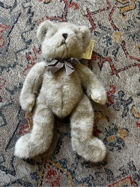 Trafalgar Beige Plush Teddy with Green Tag